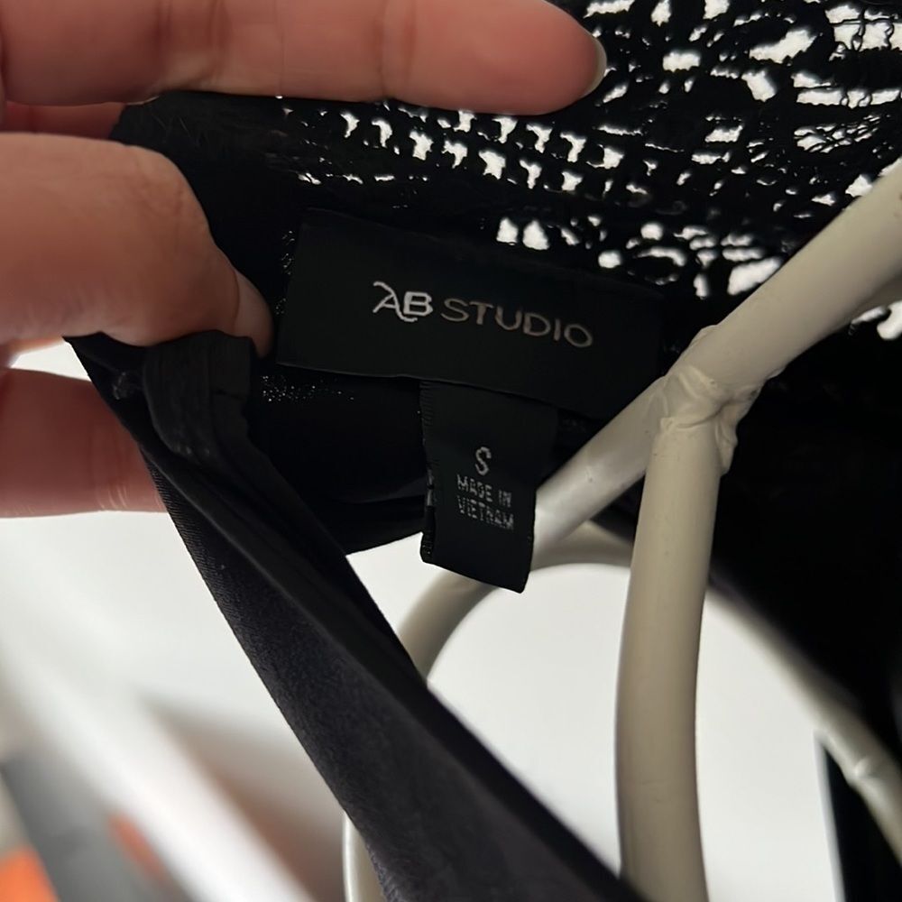 NWT AB Studio mini black dress - Picture 4 of 4